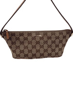 Sold-GUCCI GG Logo Brown Small Handbag