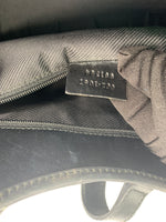 Sold-GUCCI GG Black Canvas Push Lock Jackie Shoulder Bag