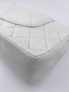 Sold-CHANEL Classic Medium Lambskin Double Chain Double Flap Bag white/gold hardware Vintage