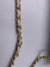 Sold-CHANEL Classic Medium Lambskin Double Chain Double Flap Bag white/gold hardware Vintage