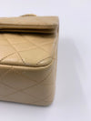 Sold-CHANEL Small Classic Double Flap Shoulder bag - Beige - Gold Hardware/Vintage