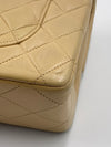 Sold-CHANEL Small Classic Double Flap Shoulder bag - Beige - Gold Hardware/Vintage