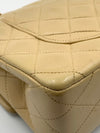 Sold-CHANEL Small Classic Double Flap Shoulder bag - Beige - Gold Hardware/Vintage