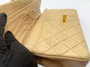 Sold-CHANEL Small Classic Double Flap Shoulder bag - Beige - Gold Hardware/Vintage