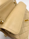 Sold-CHANEL Small Classic Double Flap Shoulder bag - Beige - Gold Hardware/Vintage