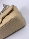 Sold-CHANEL Caviar Mini Rectangular Flap Beige - Crossbody - Silver Hardware