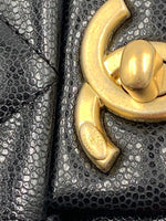 CHANEL Black Caviar Mini Seasonal Flap Gold Hardware