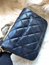 CHANEL Black Caviar Mini Seasonal Flap Gold Hardware