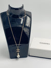 Sold-CHANEL CC Pearl/Rhinestones Necklace C236