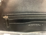 Sold-CHANEL Classic Mini Rectangular Black Shoulder Bag Crossbody - Silver Hardware Patent Leather