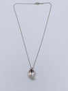 Tiffany 
Co Elsa Peretti Silver Leaf Pendant Necklace