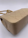 Sold-CHANEL Lambskin Medium Diana Single Chain Single Flap Bag Beige/gold