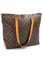 LOUIS VUITTON Monogram Cabas Mezzo Tote Bag