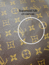 LOUIS VUITTON Monogram Cabas Mezzo Tote Bag