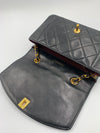 Sold-CHANEL Lambskin Small Diana Single Chain Single Flap Bag Black Gold Hardware