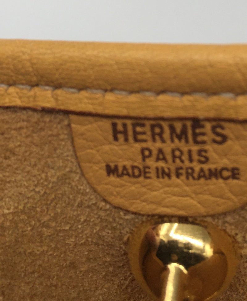 Sold-HERMES Vespa PM Clemence Jaune