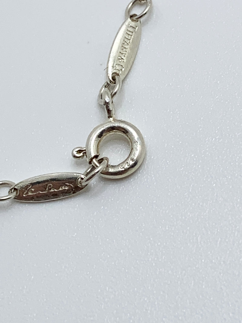 Sold-Tiffany 
Co 925 Silver Return to Tiffany Large Heart Lock with Necklace