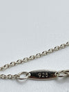 Sold-Tiffany 
Co 925 Silver Return to Tiffany Large Heart Lock with Necklace