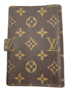 Sold-LOUIS VUITTON Monogram Canvas Small Ring Agenda