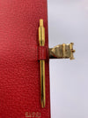 GUCCI Red 6-ring Agenda Planner with insert and pen