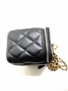 Sold-CHANEL Black Lambskin Pearl Crush Vanity Case Chain Bag Gold Hardware