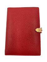 GUCCI Red 6-ring Agenda Planner with insert and pen