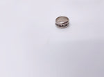 Sold-Tiffany 
Co 925 Silver Atlas Ring Size 5 1/2