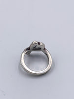 Tiffany 
Co 925 Silver Heart Ring Size 5 1/4