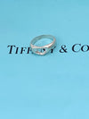 Sold-Tiffany 
Co 925 Silver Open Heart Ring Size 6