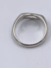 Sold-Tiffany 
Co 925 Silver Open Heart Ring Size 6