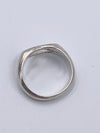 Sold-Tiffany 
Co 925 Silver Open Heart Ring Size 6