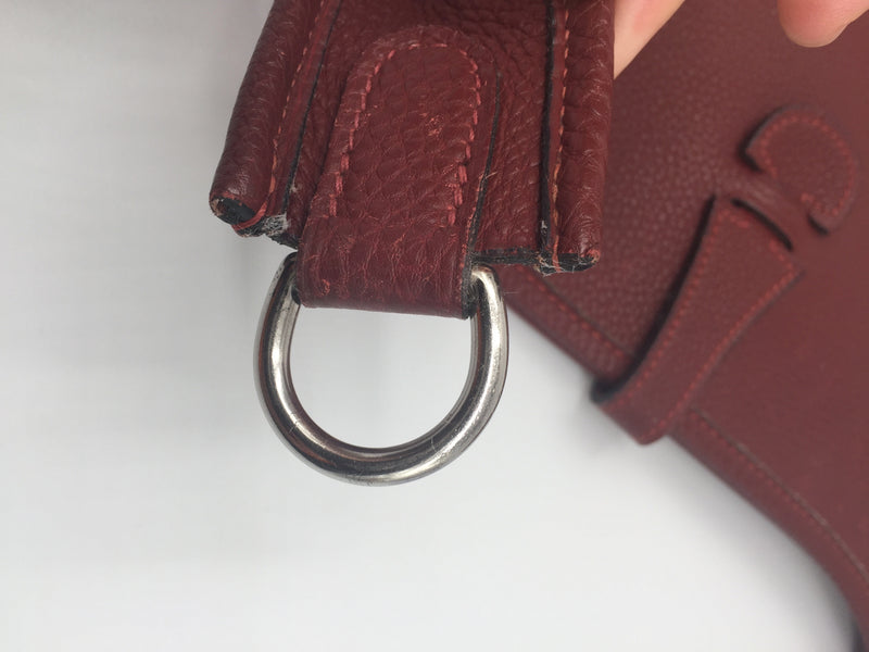 Sold - HERMES Evelyne PM Togo Burgundy