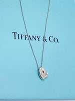 Sold-Tiffany 
Co Elsa Peretti Solid Heart Necklace