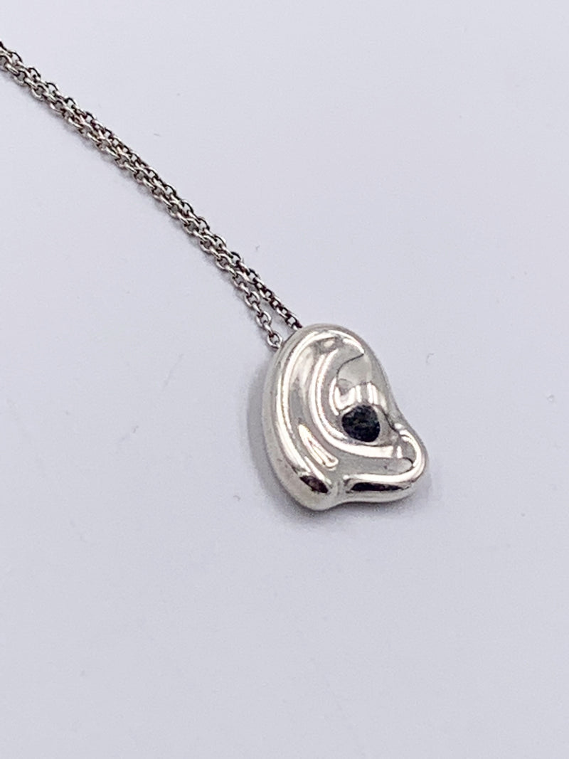 Sold-Tiffany 
Co Elsa Peretti Solid Heart Necklace