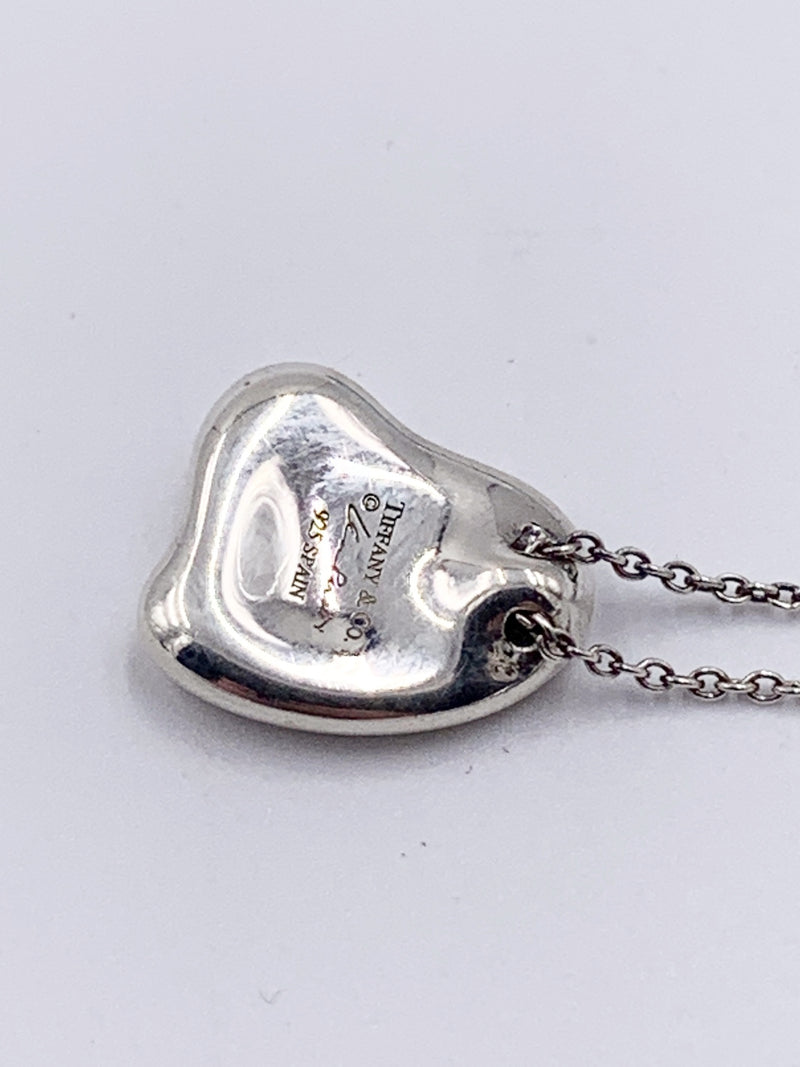 Sold-Tiffany 
Co Elsa Peretti Solid Heart Necklace