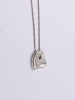 Sold-Tiffany 
Co Elsa Peretti Solid Heart Necklace