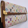 Louis Vuitton Multicolor White Long Wallet