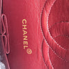 Sold-CHANEL Classic Lambskin Double Chain Double Flap Bag 25 black/gold