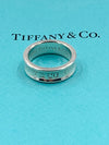 Sold-Tiffany 
Co 925 Silver 1837 Medium Ring Size 6 1/4 (6.25)