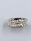 Sold-Tiffany 
Co 925 Silver 1837 Medium Ring Size 6 1/4 (6.25)