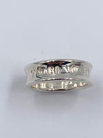 Sold-Tiffany 
Co 925 Silver 1837 Medium Ring Size 6 1/4 (6.25)