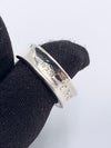 Sold-Tiffany 
Co 925 Silver 1837 Medium Ring Size 6 1/4 (6.25)