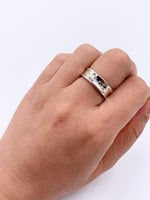 Sold-Tiffany 
Co 925 Silver 1837 Medium Ring Size 6 1/4 (6.25)