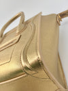 Sold-CELINE Nano Luggage Bag - Gold