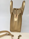 Sold-CELINE Nano Luggage Bag - Gold