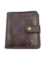 Sold-LOUIS VUITTON Monogram Compact Wallet