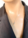 Sold-Tiffany 
Co 925 Silver Elsa Peretti 12mm Teardrop Pendant Necklace