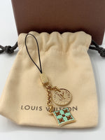 SOLD-LOUIS VUITTON phone Strap/bag charm