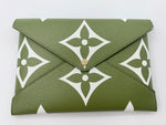 Sold-LOUIS VUITTON Monogram Giant Kirigami Khaki Green Pouch