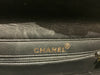 Sold-CHANEL Classic Lambskin Double Face Double Chain Flap Bag 23 black/gold